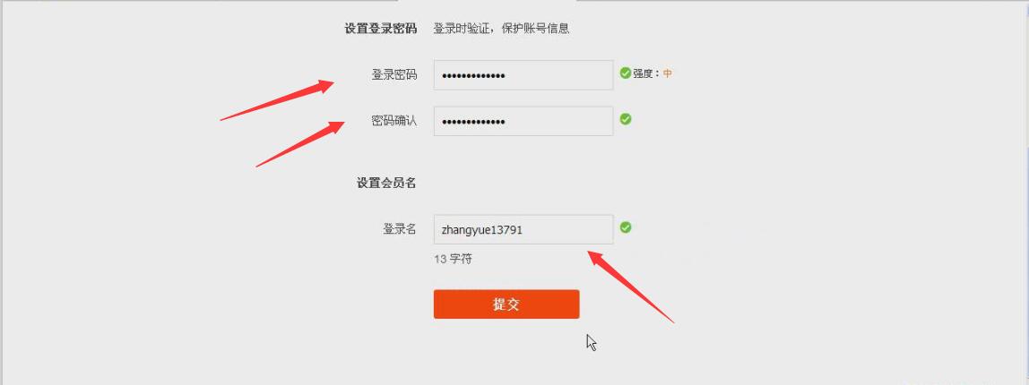 登录名和登录密码设置