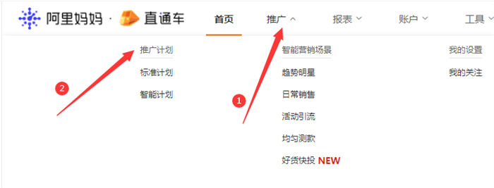 直通车标准计划