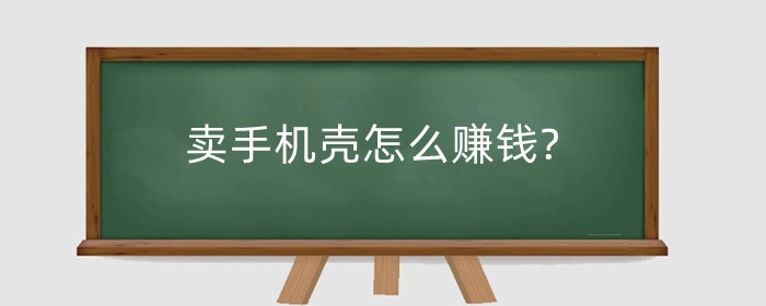 卖手机壳怎么赚钱?店铺怎么开?