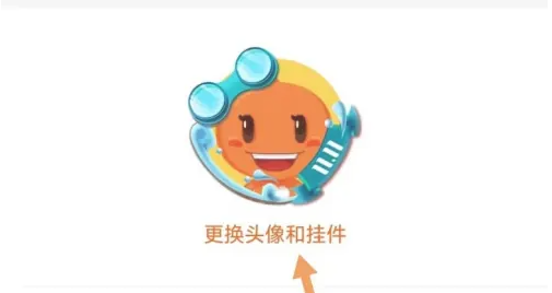更换头像和挂件按钮