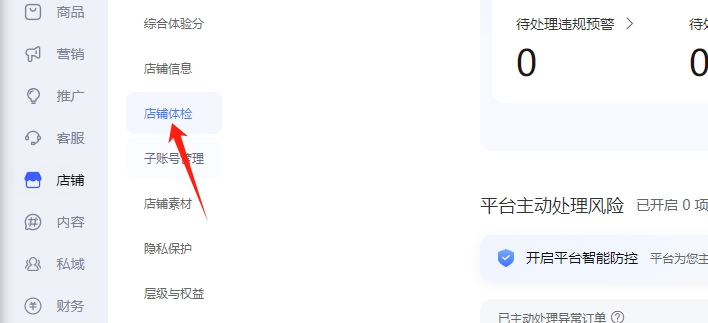 店铺体检